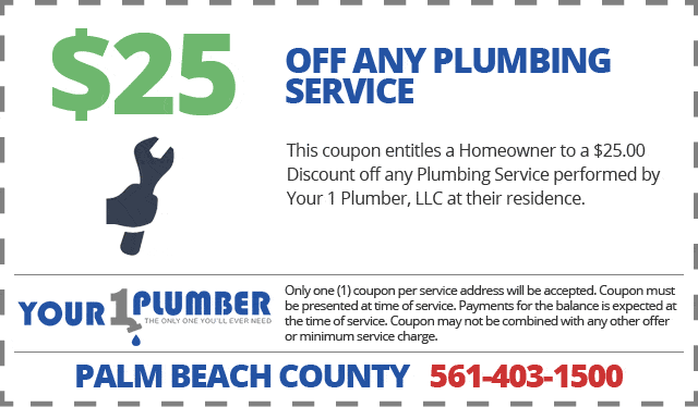 $25 OFF Any Plumbing Service Coupon